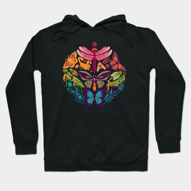 Bugs & Butterflies Hoodie by Waynem